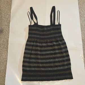 gray y2k tank top
